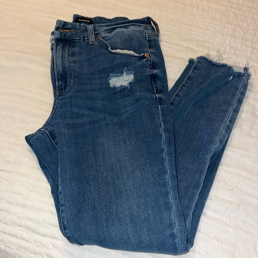 Express skinny mid rise ultra stretch